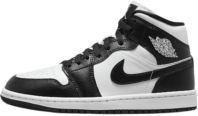 Nike Air Jordan 1 Mid White Black Nike Air Jordan 1 Mid White Black