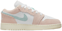 Nike Air Jordan 1 Low GS White Pink Soft Blue Nike Air Jordan 1 Low GS White Pink Soft Blue