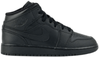 Nike Air Jordan 1 Mid Black GS Nike Air Jordan 1 Mid Black GS